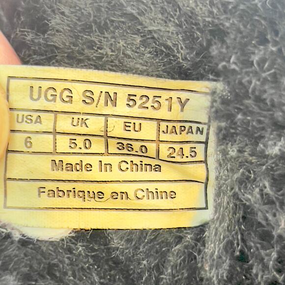 Ugg Australia Genuine Sheepskin and Leather Boots High Ankle Woman's Size 6 - Picture 6 of 14